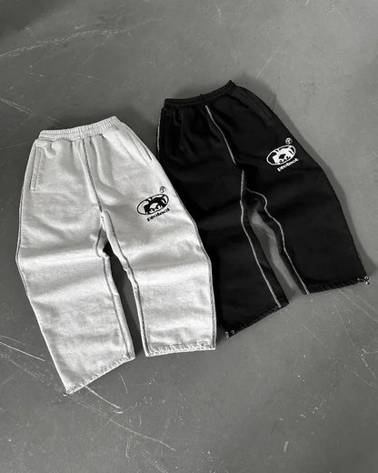 Casual pants American retro y2k couples trousers hoodies jogger embroidered pink long sports pants street wear hot sale track