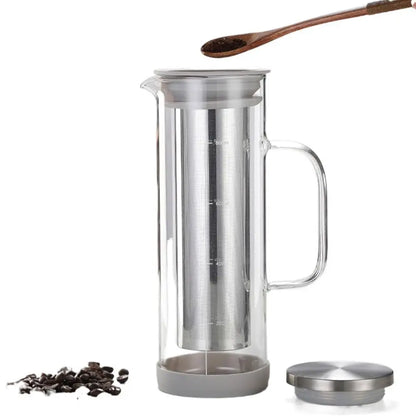 Cold Brew Coffee Maker, Iced Coffee Maker, Iced Tea Maker, Airtight Cold Brew Pitcher, Coffee Accessories, Cold Brew System,