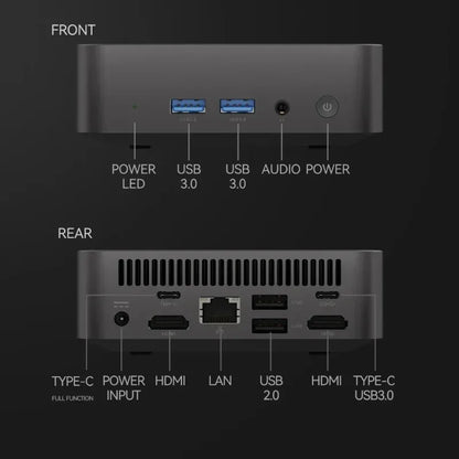 2026 MINI PC Windows 11 Pro Core i9 10980HK 32GB RAM 1TB 2TB SSD WIFI 6 BT5.2 4K HD Mini Gaming Office Study Pc Hot Sale
