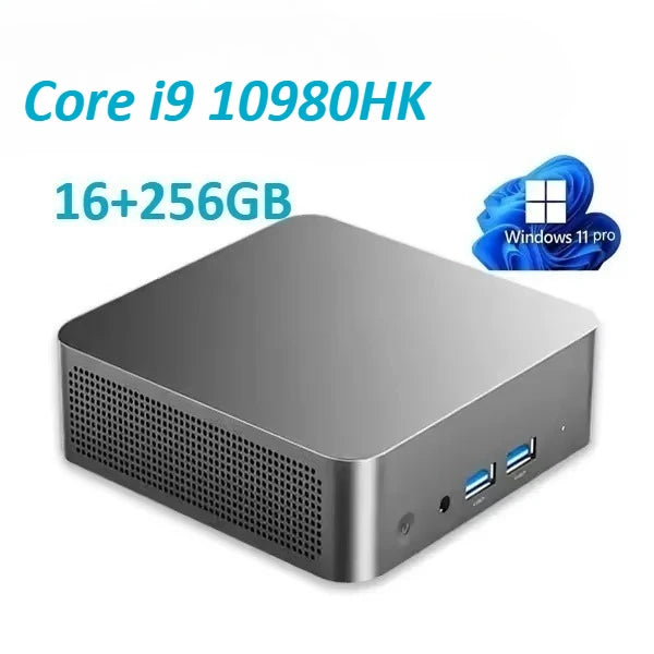 2026 MINI PC Windows 11 Pro Core i9 10980HK 32GB RAM 1TB 2TB SSD WIFI 6 BT5.2 4K HD Mini Gaming Office Study Pc Hot Sale